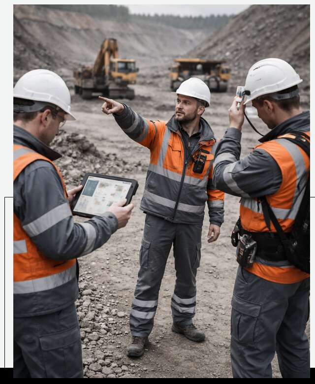 Система контроля персонала для горнодобывающей отрасли в Алексине