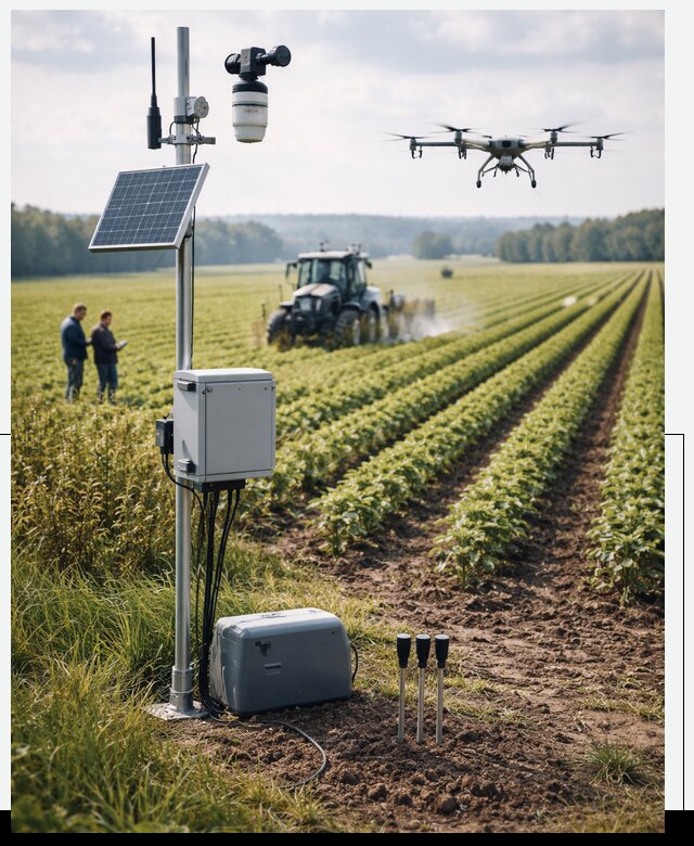 Разработка IoT мониторинга полей в Алексине от 9340 р. | АвикейЛкс